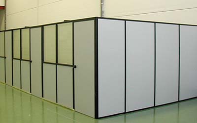 mampara doble cristal